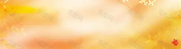 黄色黄昏背景banner