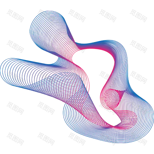 炫彩科技装饰动感线条装饰图