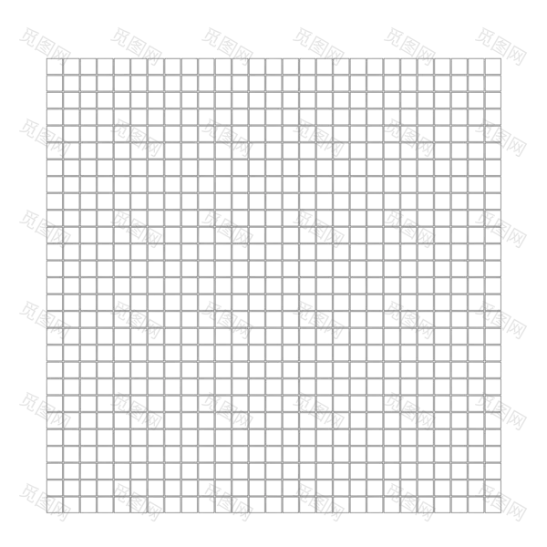 矢量黑色方形网格格子线