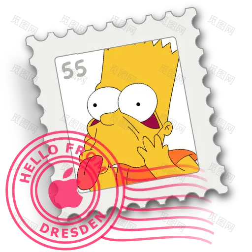 bart辛普森(Simpsons)邮票