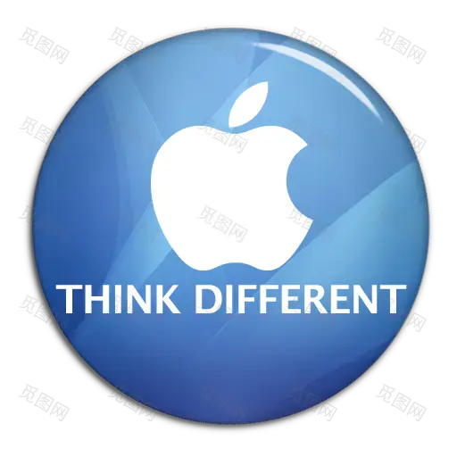 苹果徽章thinkdifferent