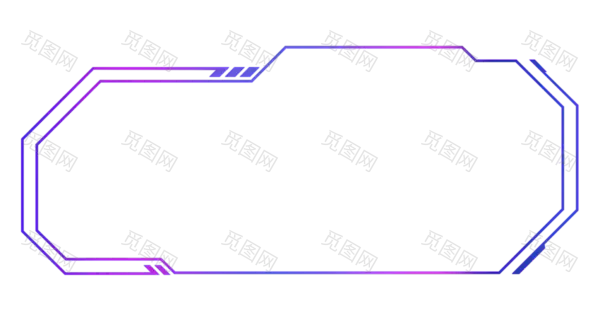 新款款科技边框PNG素材[6250x3333]