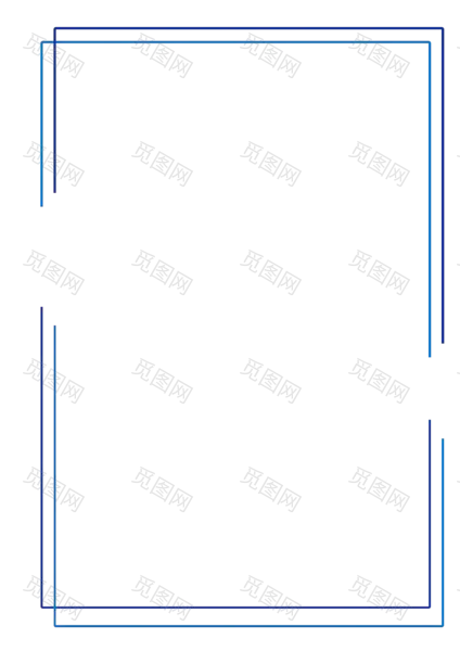 新款款科技边框PNG素材[2481x3508]