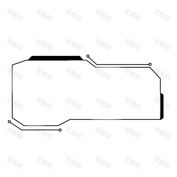 新款款科技边框PNG素材[2000x2000]