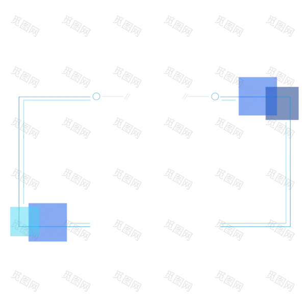 新款款科技边框PNG素材[3000x3000]