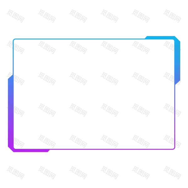 新款款科技边框PNG素材[2000x2000]
