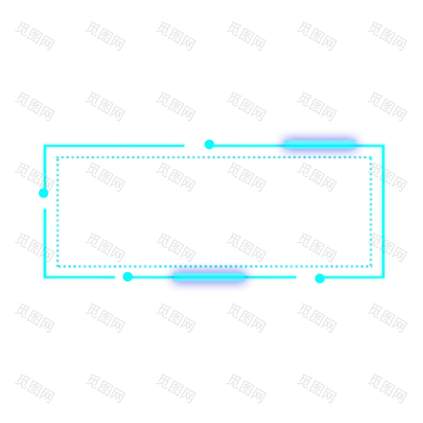新款款科技边框PNG素材[3543x3543]