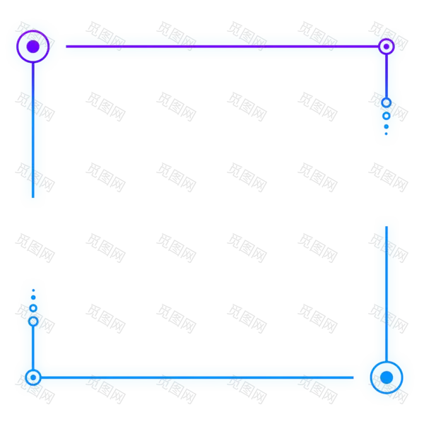 新款款科技边框PNG素材[2000x2000]