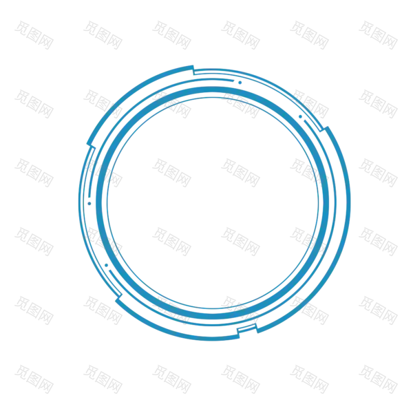 新款款科技边框PNG素材[2000x2000]