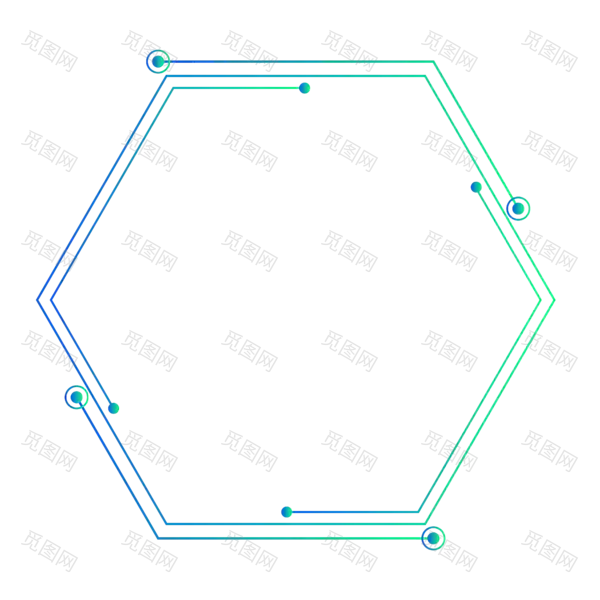 新款款科技边框PNG素材[4167x4167]