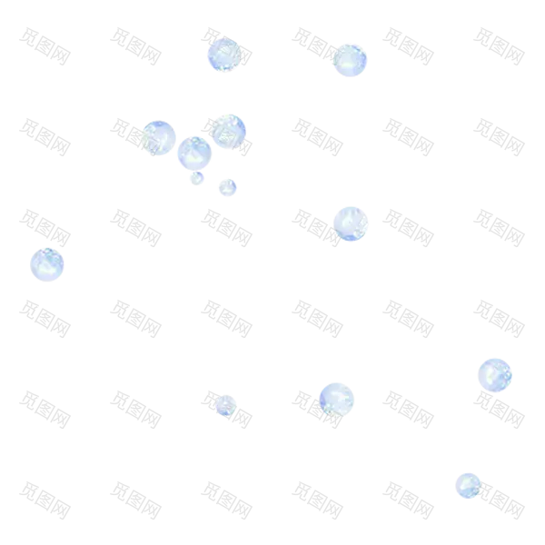 肥皂水气泡png素材