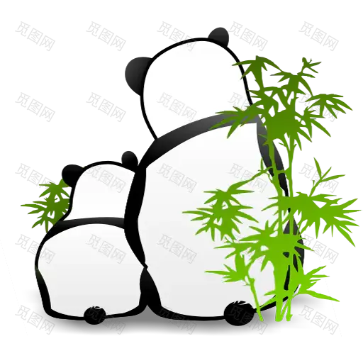 PandaBears熊猫母子